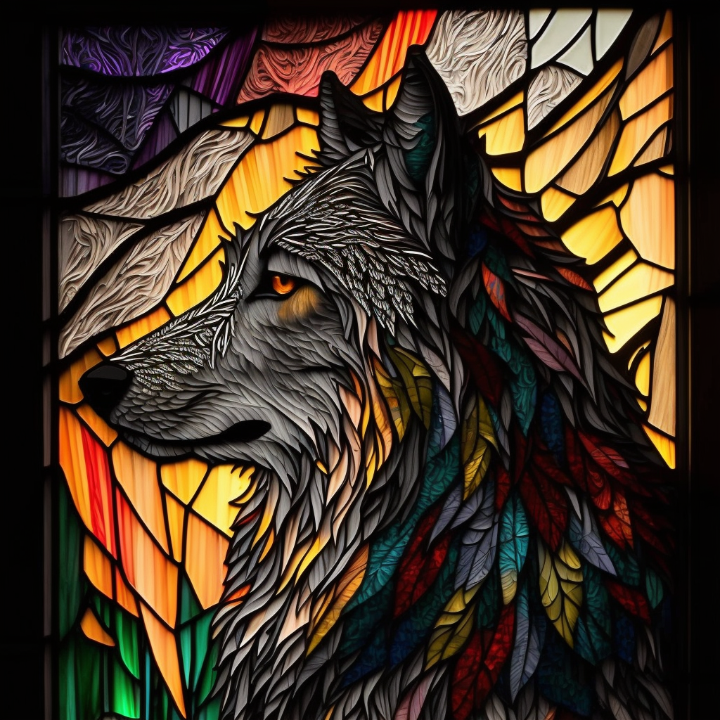 MidJourney Prompt: Stained Glass Art – Prompts Guy